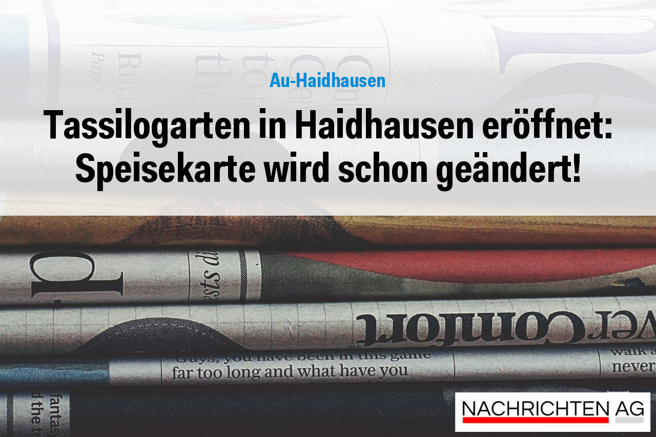 Tassilogarten in Haidhausen eröffnet: Speisekarte wird schon geändert!