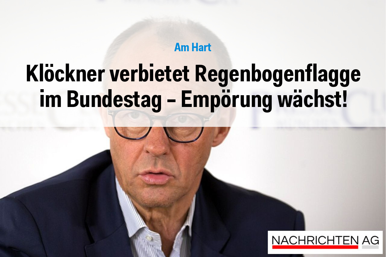 Klöckner verbietet Regenbogenflagge im Bundestag – Empörung wächst!
