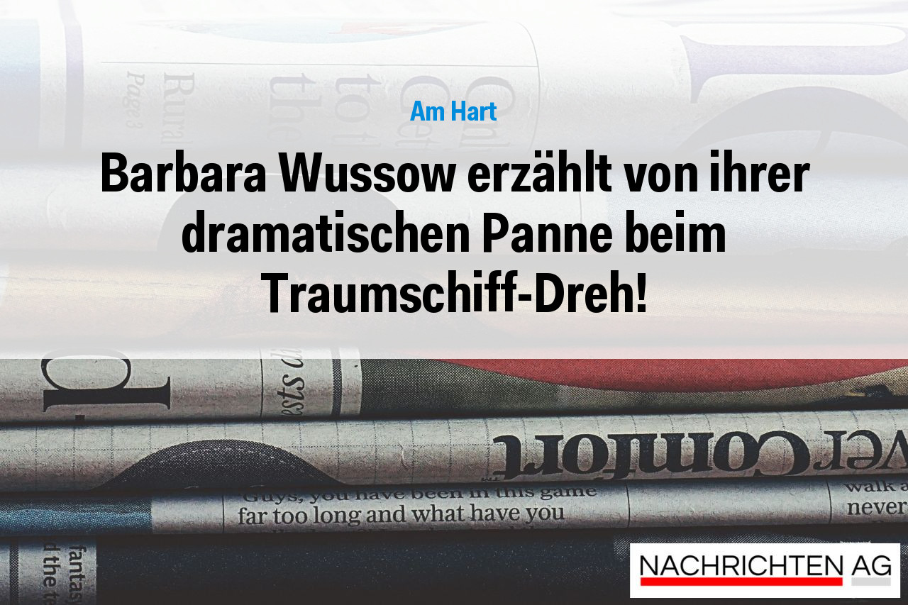 Barbara Wussow erzählt von ihrer dramatischen Panne beim Traumschiff-Dreh!