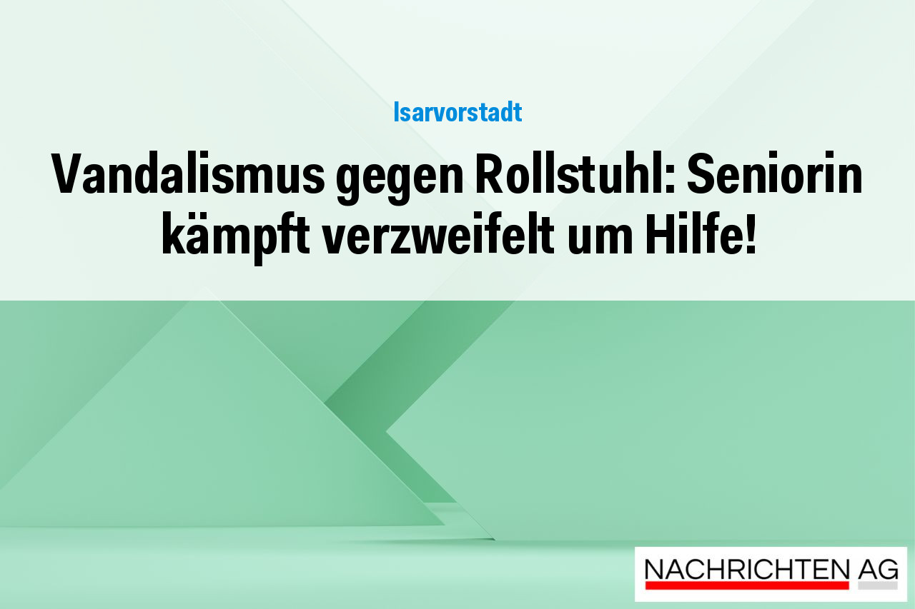 Vandalismus gegen Rollstuhl: Seniorin kämpft verzweifelt um Hilfe!