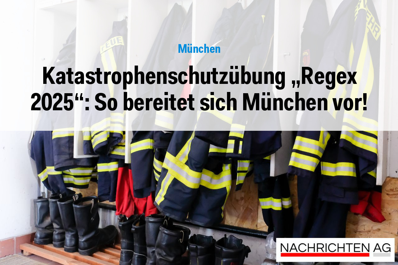 Katastrophenschutzübung „Regex 2025“: So bereitet sich München vor!