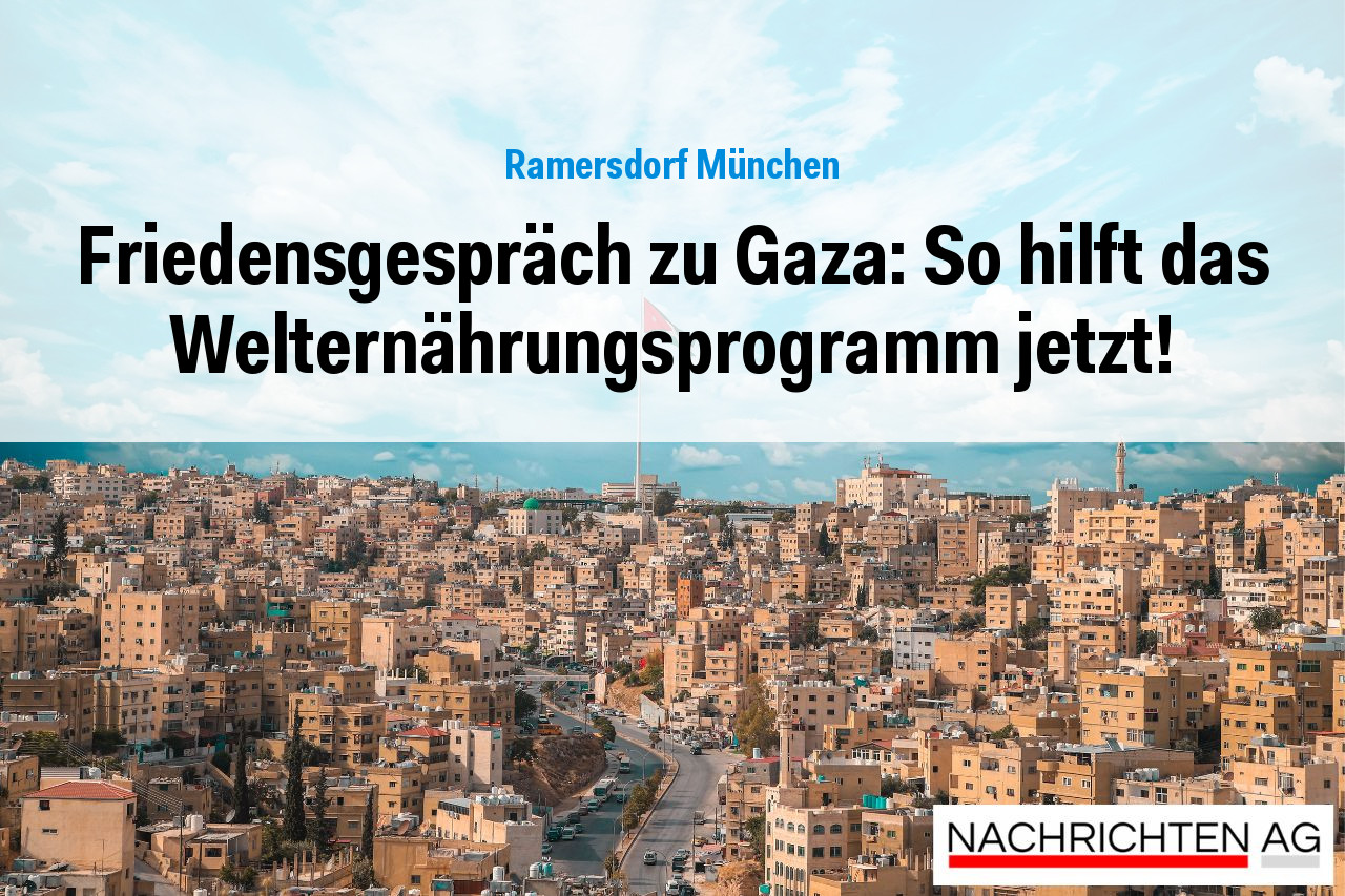 Friedensgespräch zu Gaza: So hilft das Welternährungsprogramm jetzt!