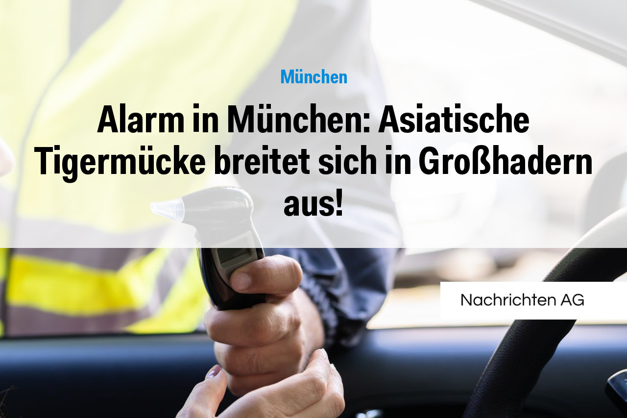 Alarm in München: Asiatische Tigermücke breitet sich in Großhadern aus!
